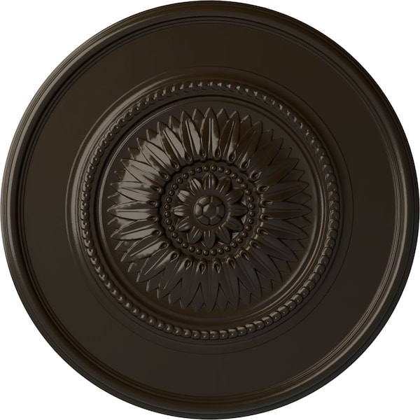 Ekena Millwork Wigan Ceiling Medallion, Hand-Painted Stone Hearth, 29 3/4"OD x 1 1/2"P CM29WGSHF - main